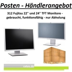 Posten & Händlerangebot - 312x Fujitsu TFT Monitore 22"/24"
